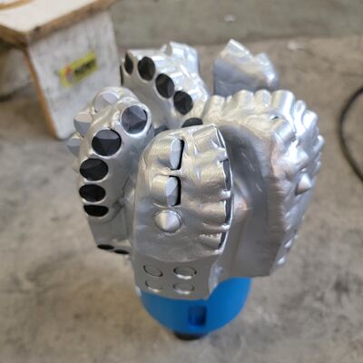 6-5/8 inch Steel Body 5 Wing PDC Drilling Bit for Oil Gas Water Well 