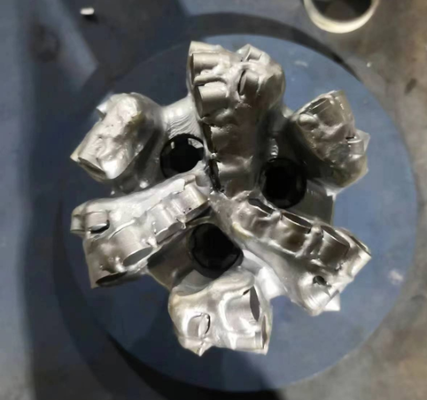 6 5/8 Zoll Stahlkörper 6 Klingen PDC Bohrstücke